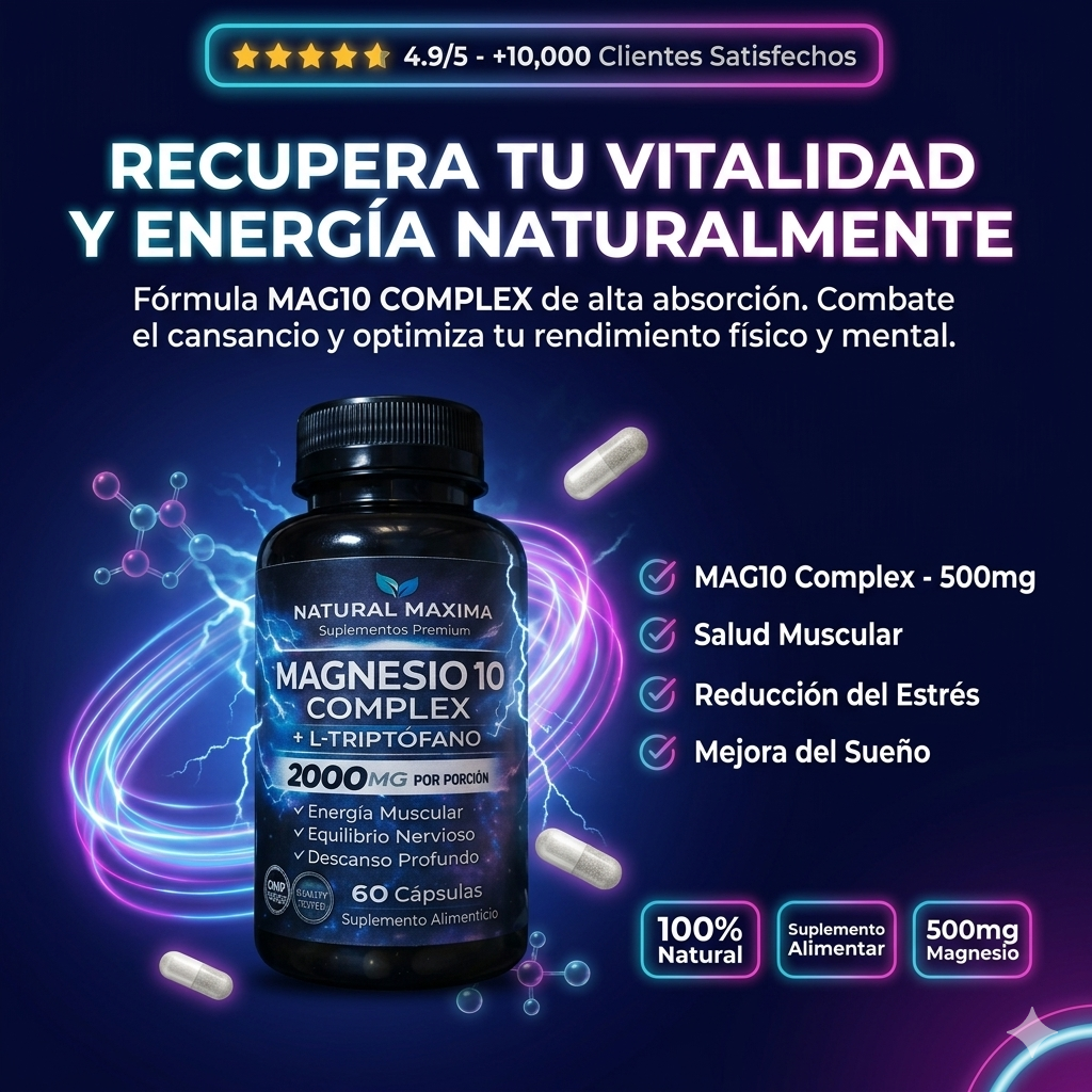 Magnesio Complex 10 Aliado para la Salud