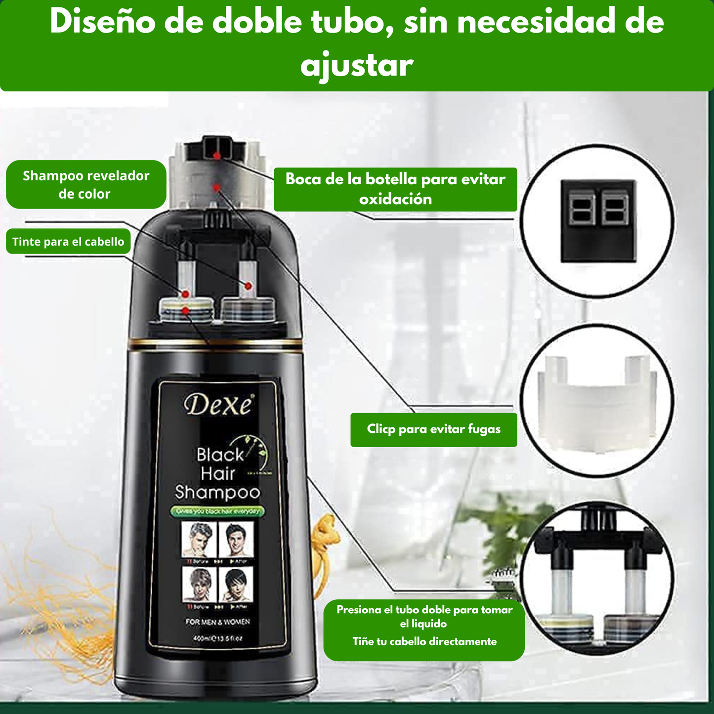 Dexe Hair, adiós canas y caídas del cabello