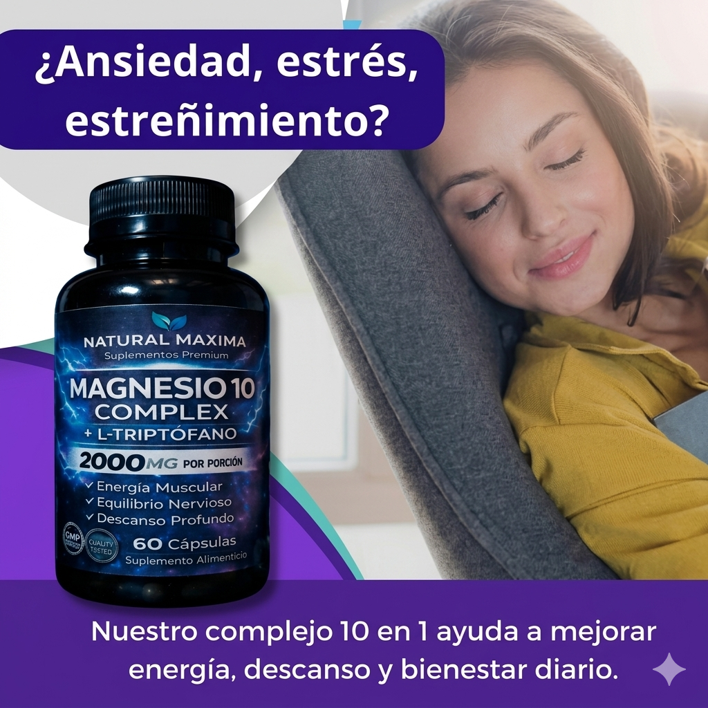 Magnesio Complex 10 Aliado para la Salud