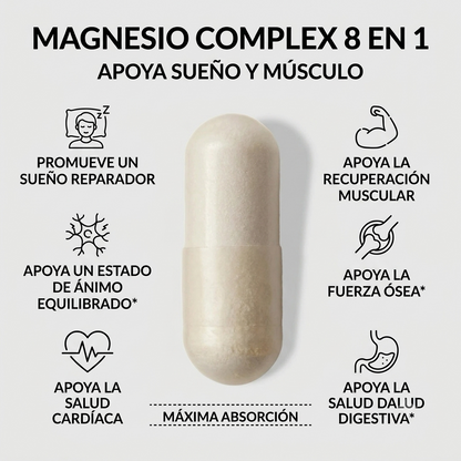 Magnesio Complex 8 Aliado para la Salud