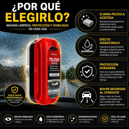 OIL FILM, Protege y limpia tu parabrisa