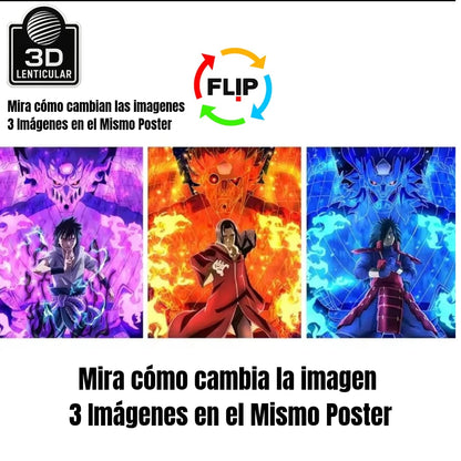 Poster Uchiha 3D
